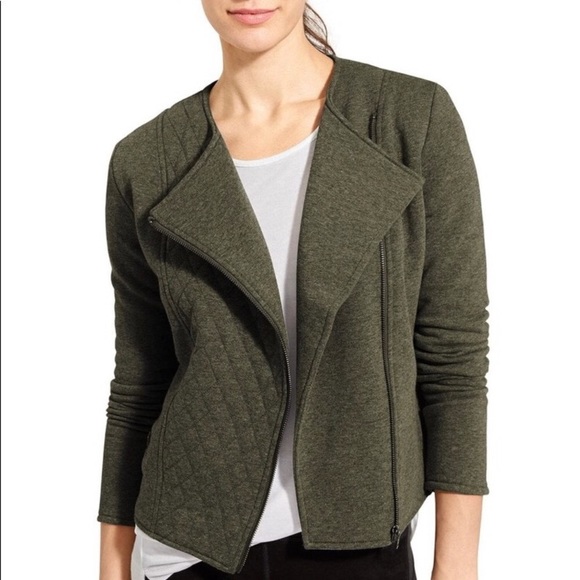 Athleta Asymmetrical Belvedere Moto Jacket XS